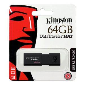 Kingston - Memoria USB 64GB DT100G3