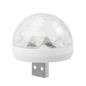 Mini USB LED discoteca luz ambiente de coche